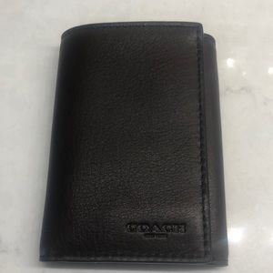 Coach Leather Trifold Wallet